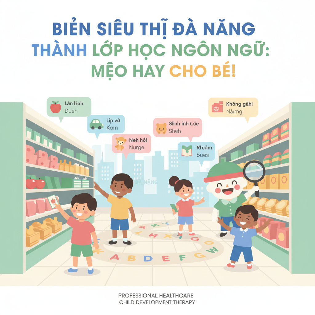 Biến Siêu Thị Đà Nẵng Thành Lớp Học Ngôn Ngữ: Mẹo Hay Cho Bé!