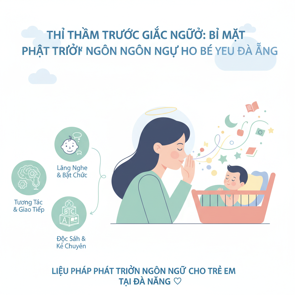 Thì Thầm Trước Giấc Ngủ: Bí Mật Phát Triển Ngôn Ngữ Cho Bé Yêu Đà Nẵng